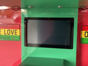 LCD scherm of beelscherm in voorkoof